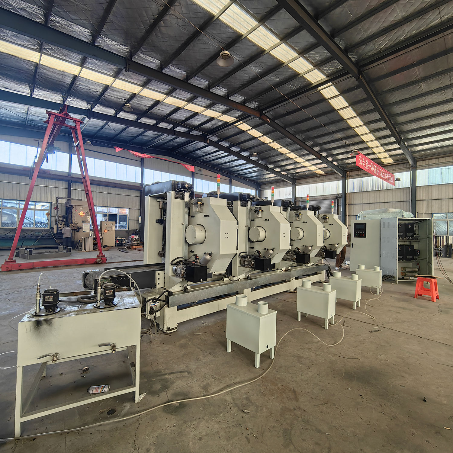 Пилорама ленточная горизонтальная портативная многопильная 2-6 пил