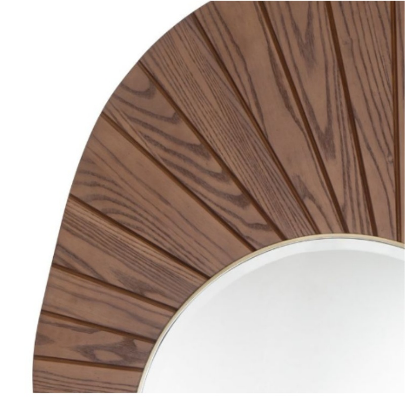 Elegant Round Silver Decorative Bathroom Modern Spaces Mirror