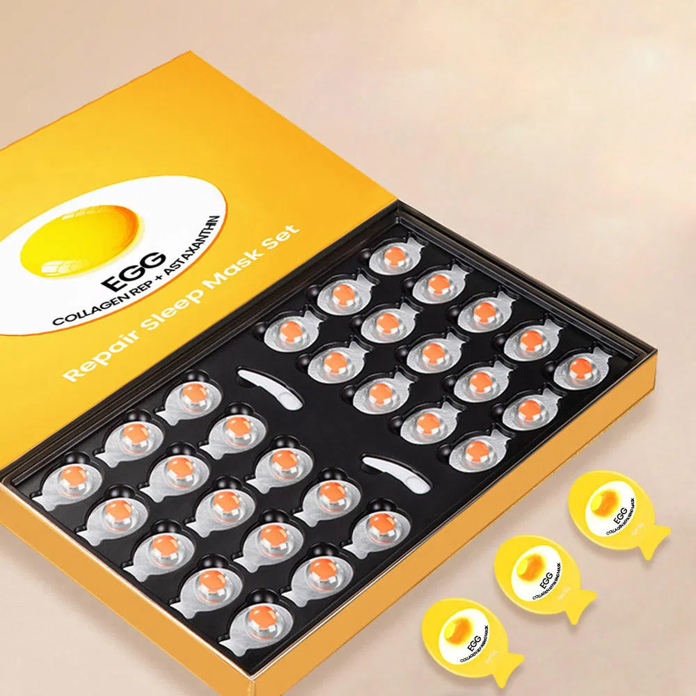 Korean Quickly Repair Anti Aging Whitening Egg Sleeping Mask