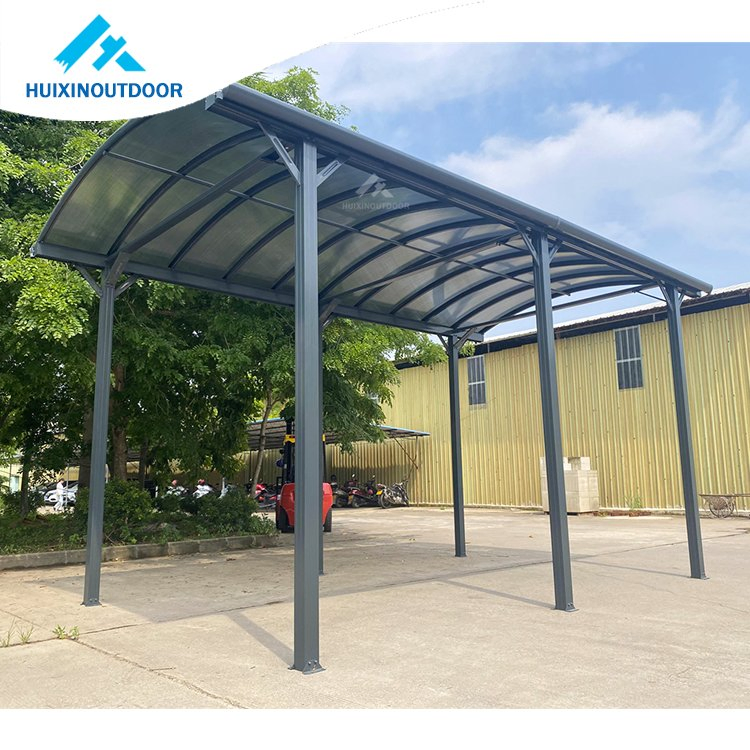Morden Style Smart Roof Canopies Simple Waterproof Shutter Solar Motorized Carport