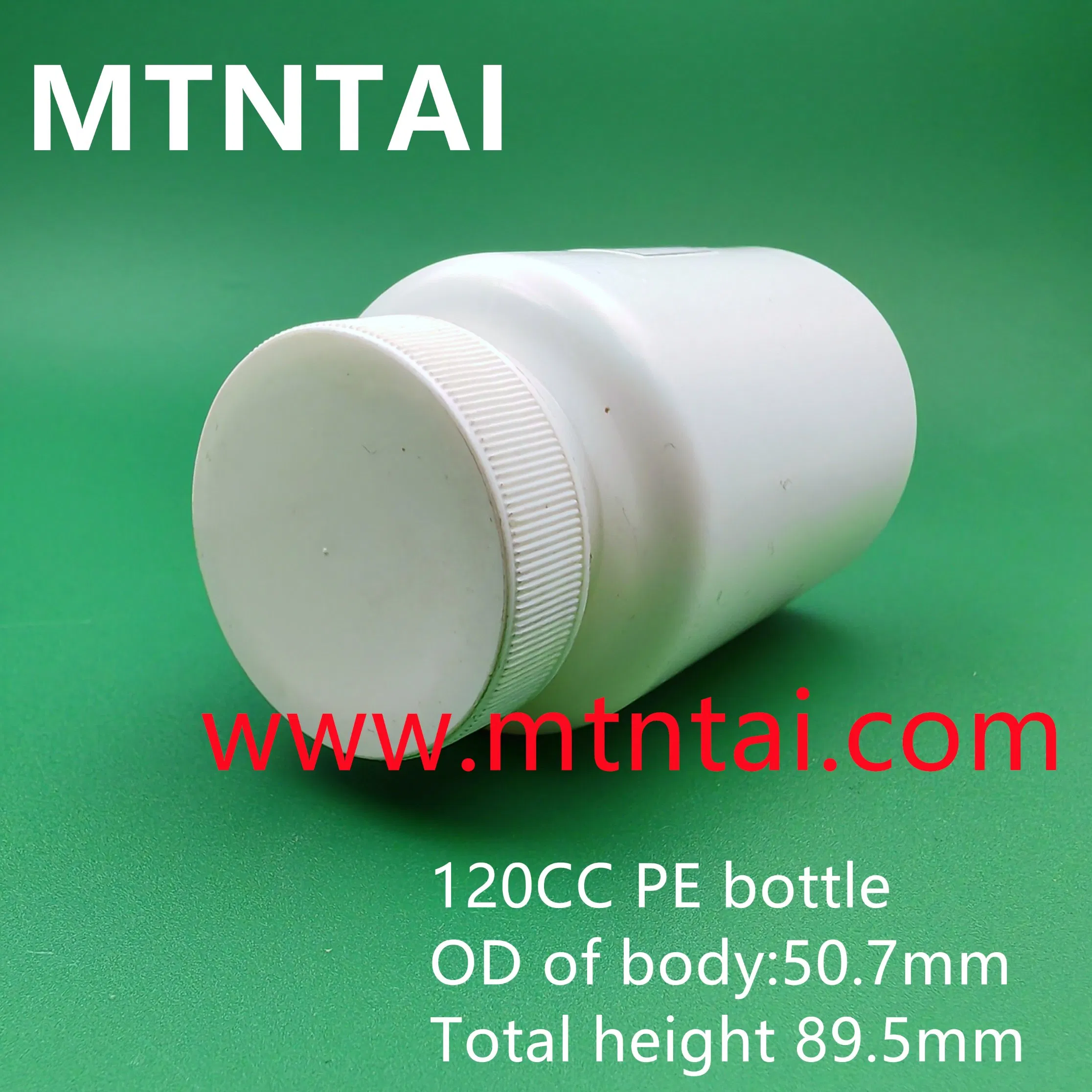 120ml PE Bottles for Capsules/120cc PE Bottles in White Color