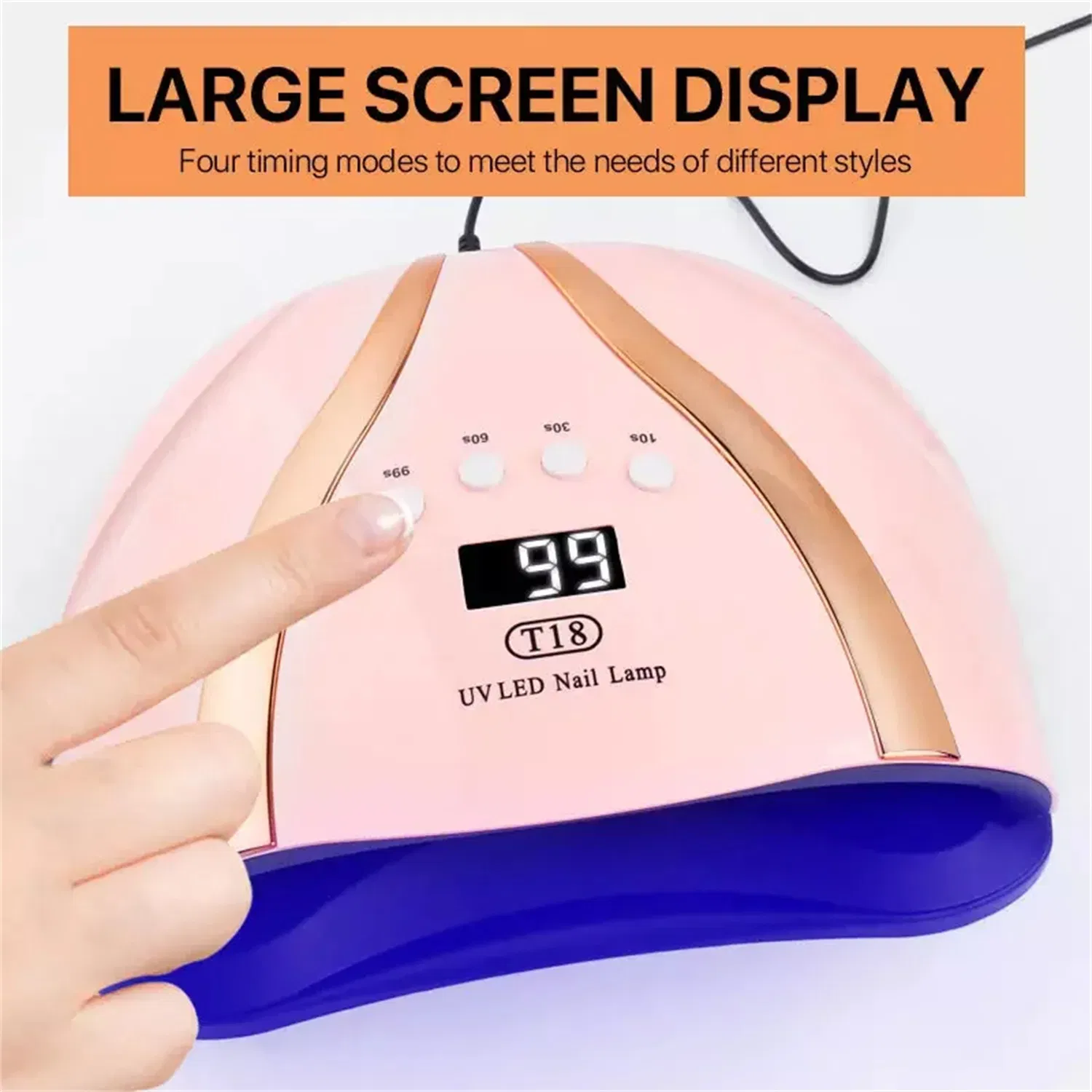 Best Selling 258W LED Nail Lamp Portable Nail Dryer Professional UV LED Lamp