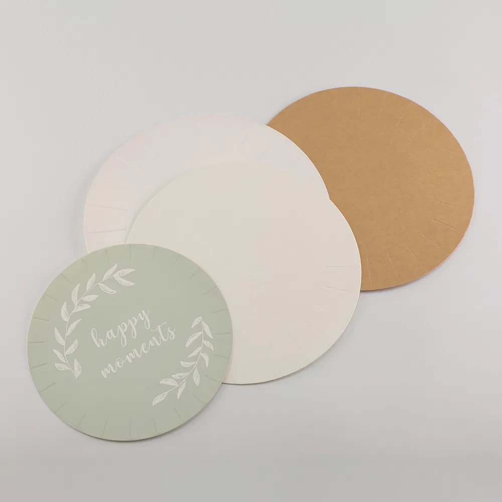 Custom Festival Paper Plates Dessert Plate Disposable Paper Plate