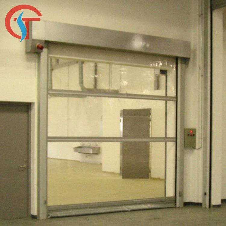 Auto Industrial PVC High Speed Sheet Shutter Door/Fast Roller Shutter Door (ST-001)