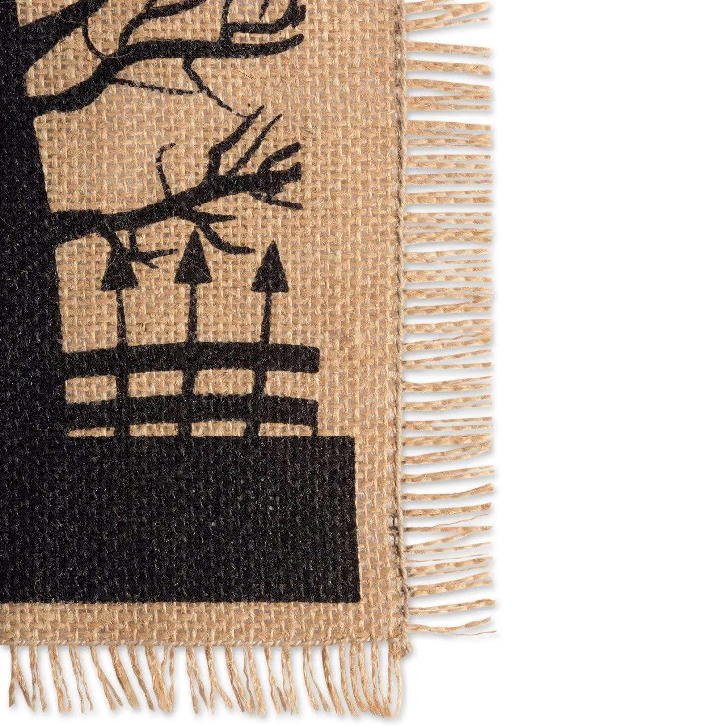 Custom Printed Durable Reusable Natural Burlap Jute Table Runner