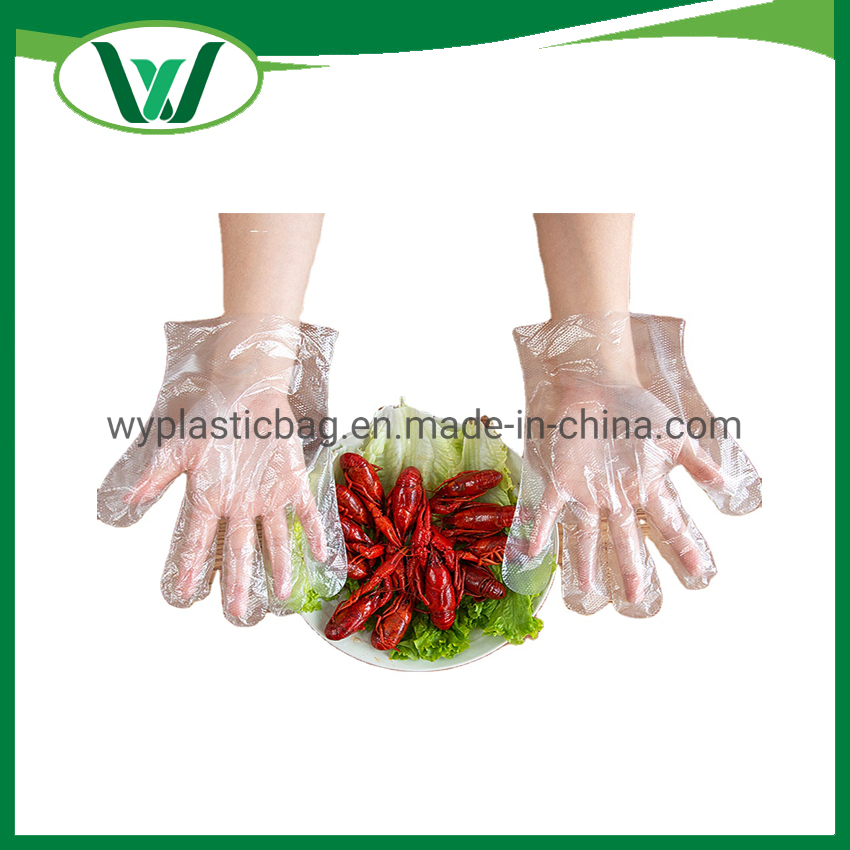 China Wholesale Clear Disposable PE Glove High Quality Cheap Price PE Disposable Plastic Gloves