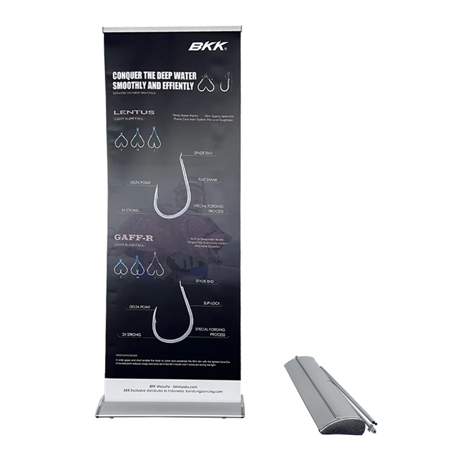 33½''x 80'' Heavy Duty Deluxe Premium Retractable Roll up Banner Stand Display Conference Display with Broadbase for Trade Show Exhibition Store Displays (Stand
