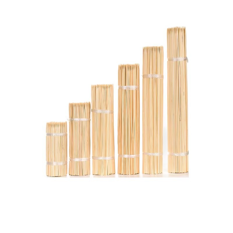 Disposable Bamboo Cocktail Picks Bamboo Sticks Skewers Charcuterie Accessories for Appetizers BBQ