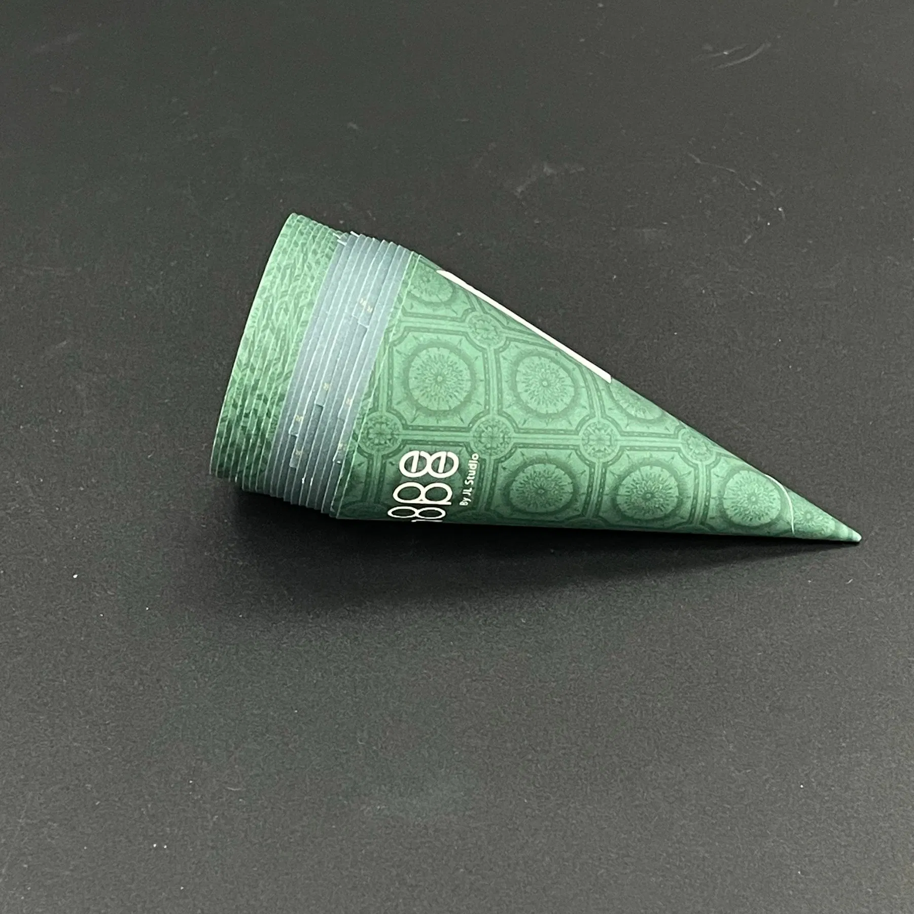 Wholesale New Product Custom Ice Cream Paper Cone Sleeve Ice Cream Cone Packaging