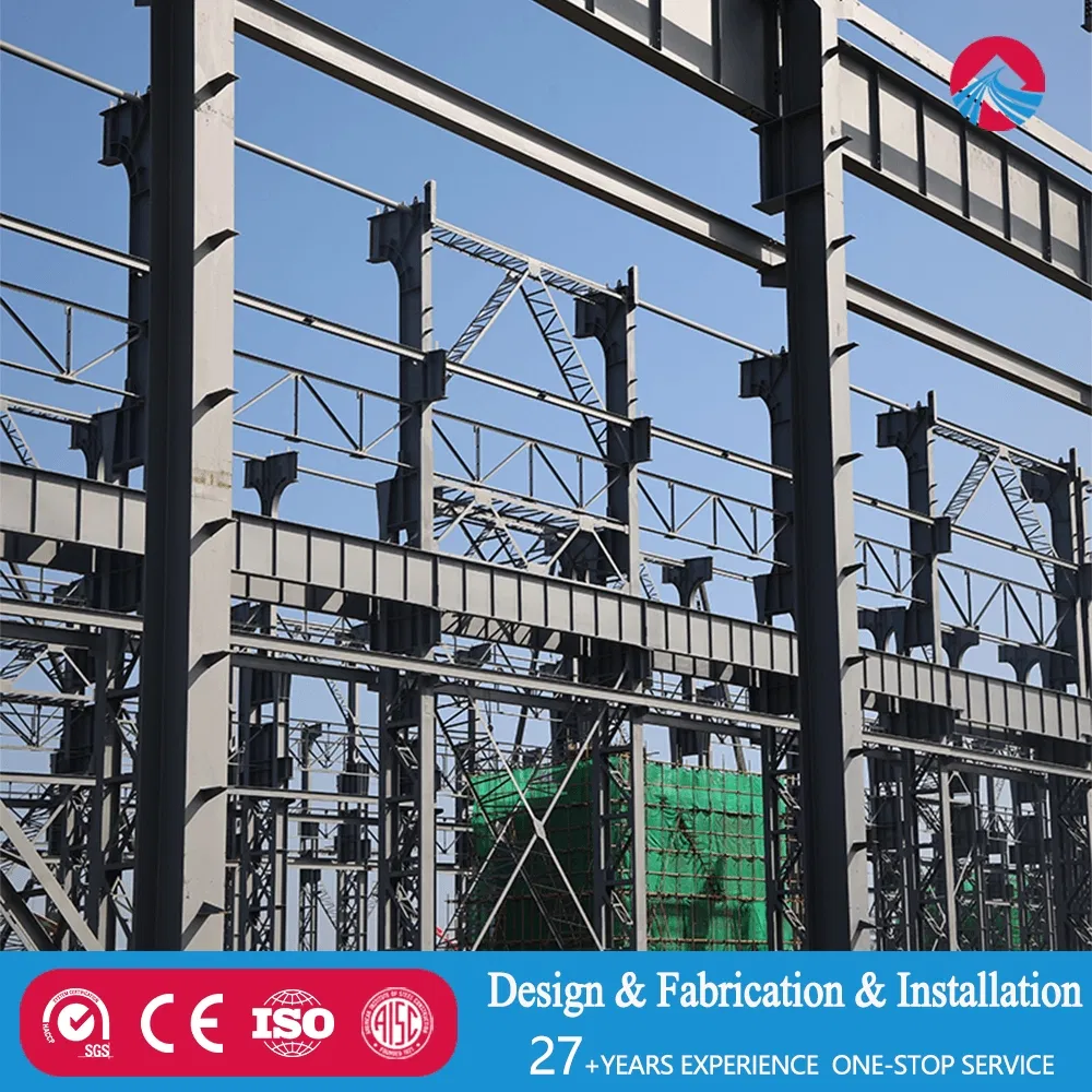 Customized Steel Structure Workshop for Auto Welding Lines with Heavy-Duty Crane Beam Antispark Coating ISO CE Certified 25-Day Completion