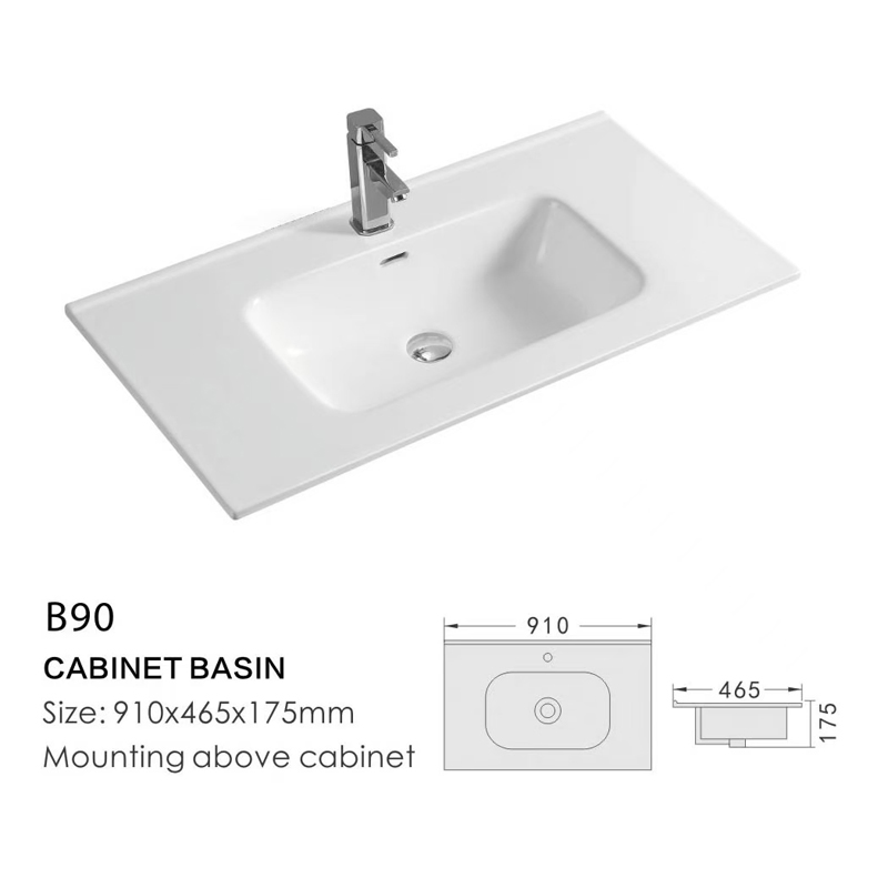 Квадратная раковина для ванной Classic Square Basin Medium