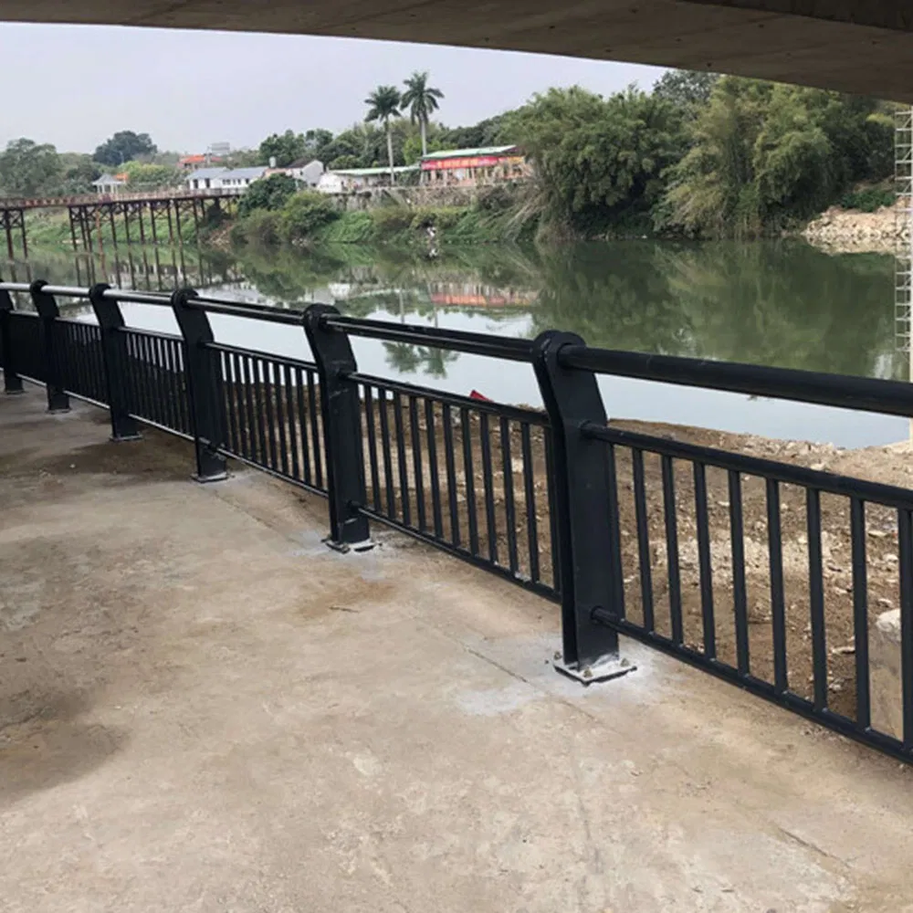 New River Guardrail Park Landscape River Embankment Anti-Collision Railing