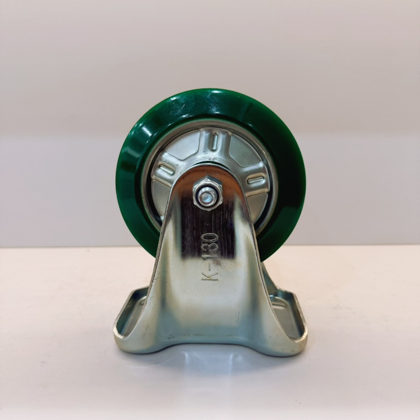 5 Inch Heavy-Duty Sun Core Ru Fixing PU Casters for Trolley Wheels