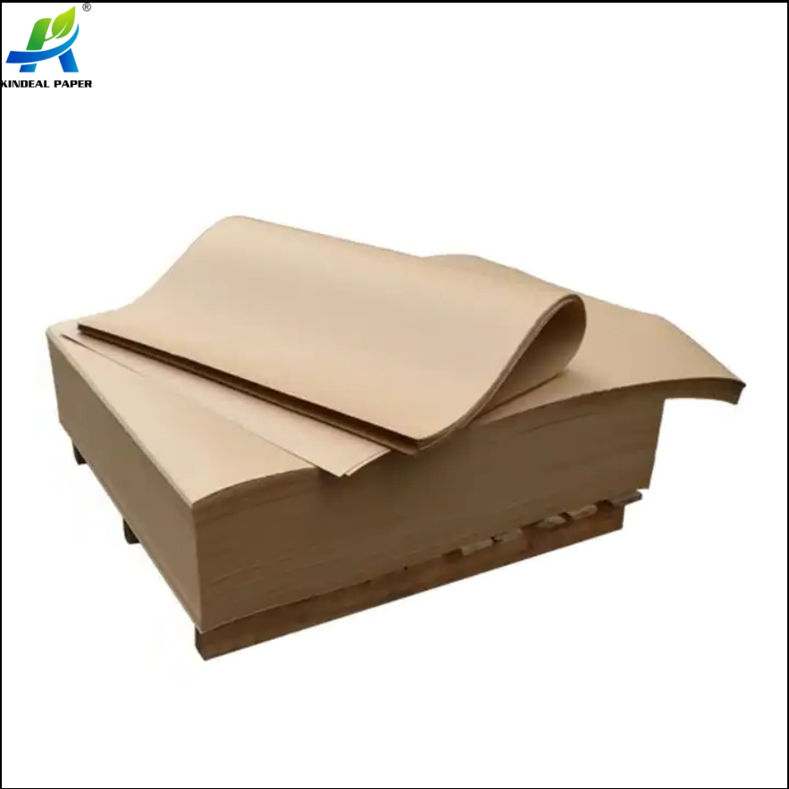 Food Grade PE Coated Kraft Paper in Sheet for Paper Cup/ Meal Box