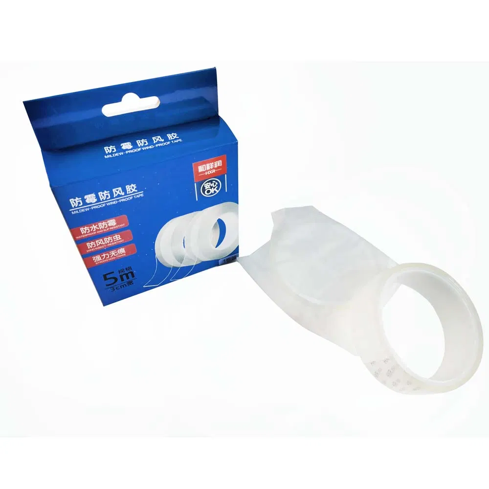 Waterproof Mildew-Proof Multifunction Clear Adhesive Tape for Bathroom and Kitchen