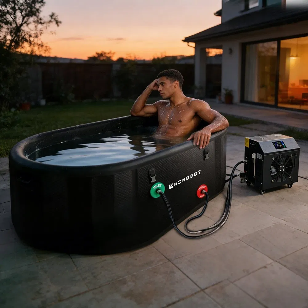 Ice Bath Tub with Chiller Cooling System for Athletes Optimal Recovery