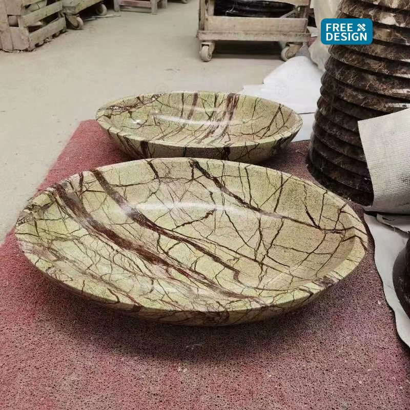 Good Service Onyx Chinese Marble Green Travertine Price Mosaic Tile Big Slab