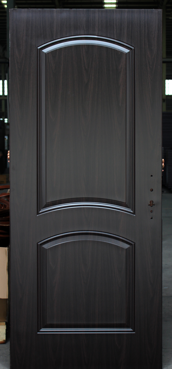 Durable and Affordable Fangda 6 Panel Design PVC MDF Entry Door