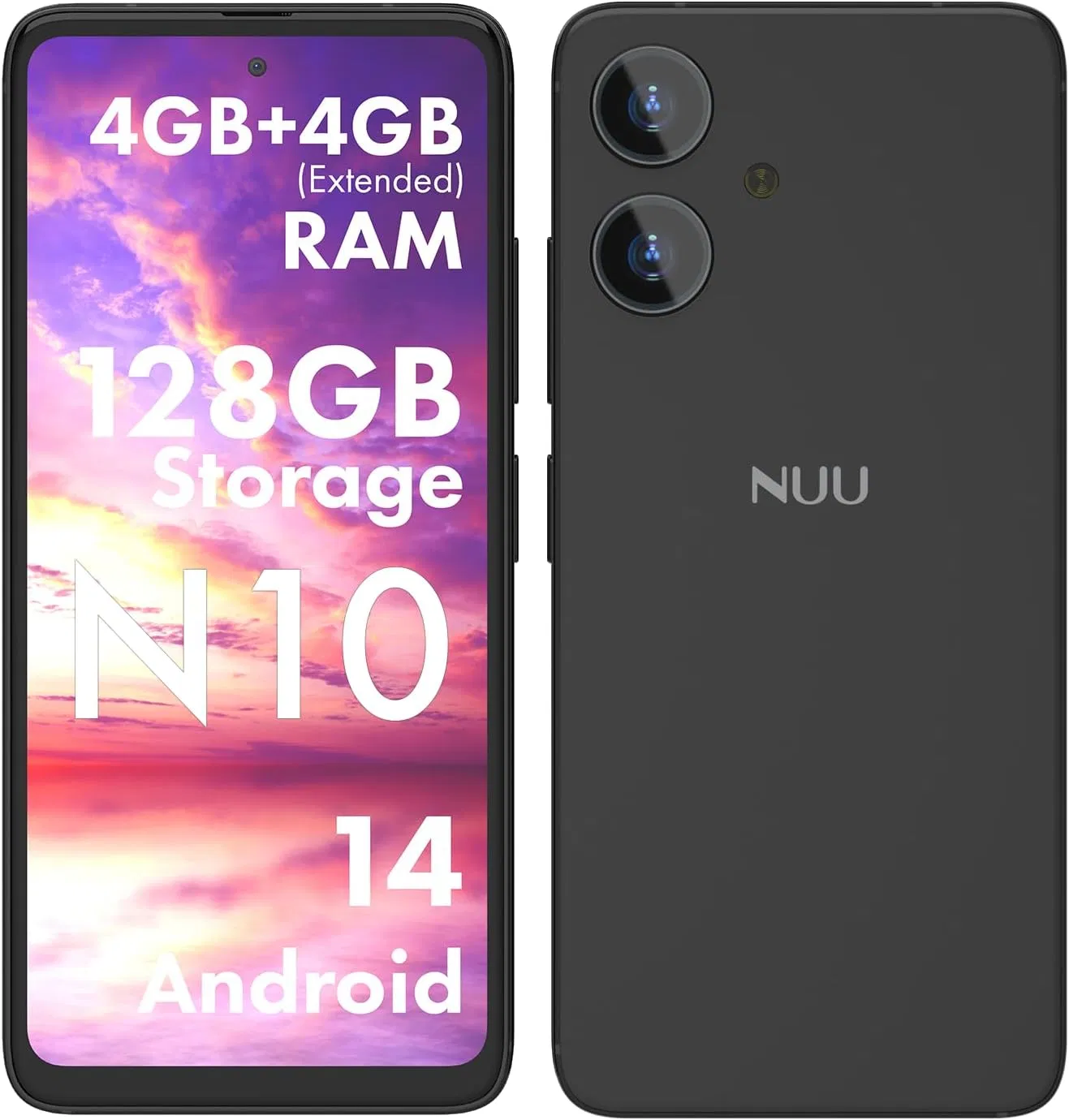 Смартфон 5G с двумя SIM-картами, 6.6 дюймов, 8/128 ГБ