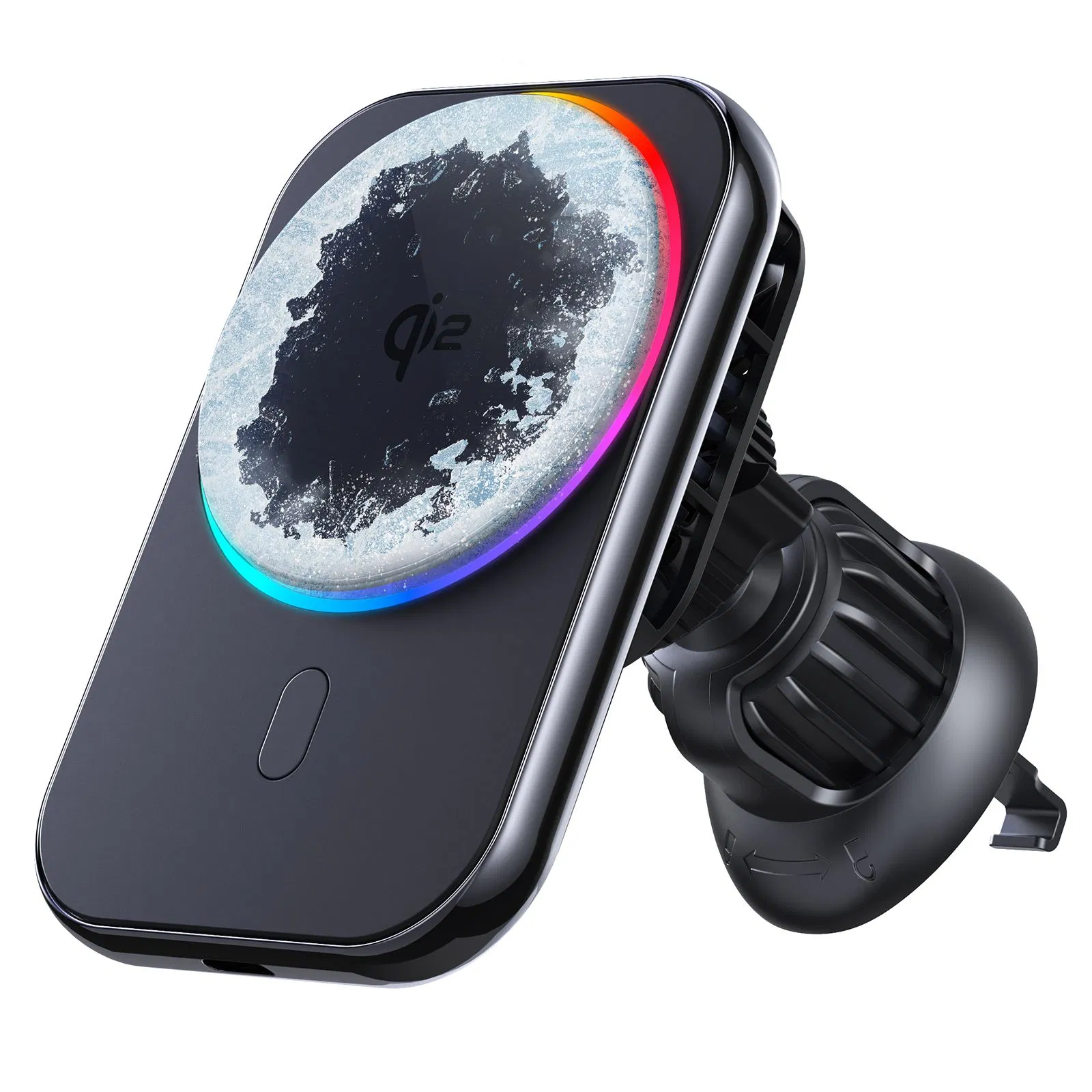 Q12 15W Full Speed Wireless Magnetic Fast Charging Car Air Vent Phone Charger