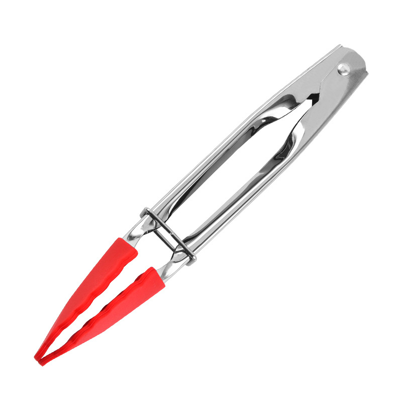 Mini Silicone Kitchen Tongs for Cooking Serving BBQ Grilling Salad