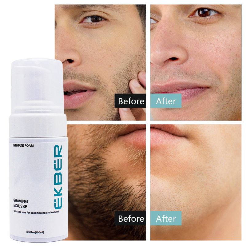 100ml Facial Hair Shaving Mousse for Softening and Gentle Removal