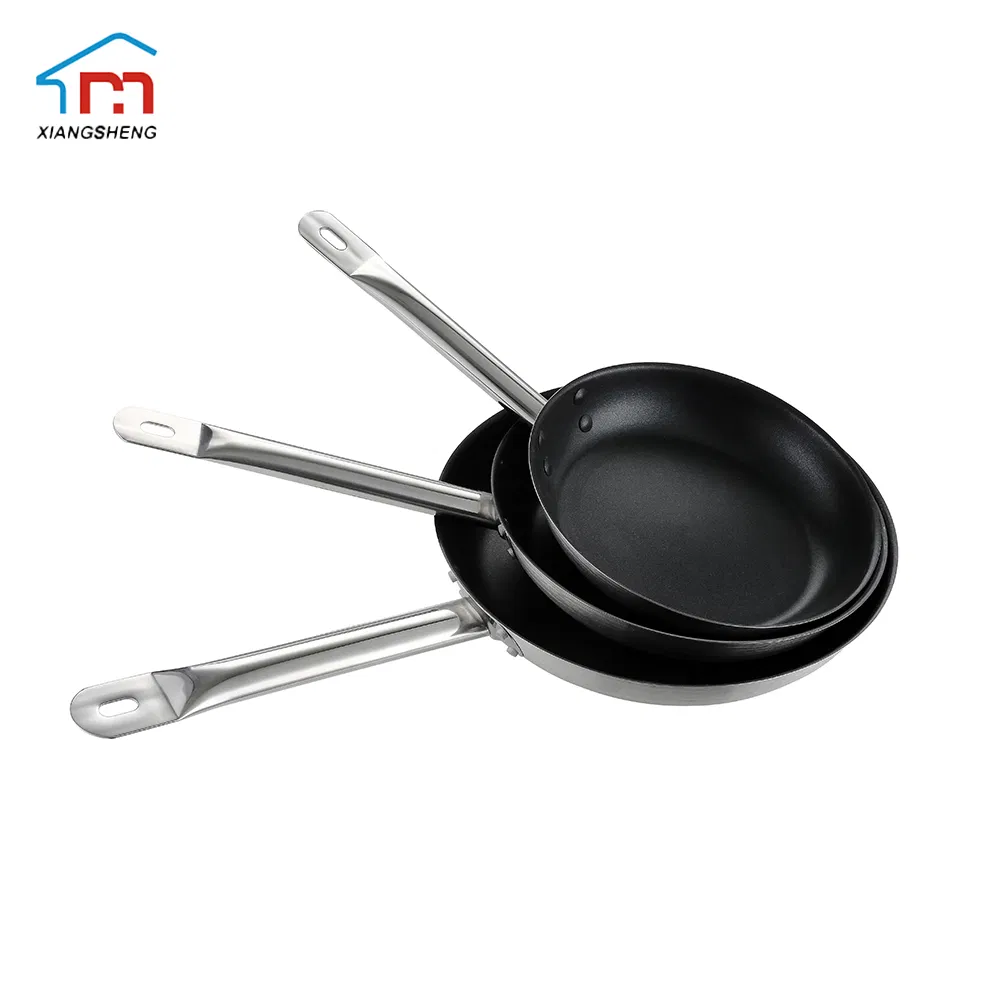 Xiangsheng Chinese Factroy Direct Sale Stainless Steel Non-Stick Frying Pan Wholesale