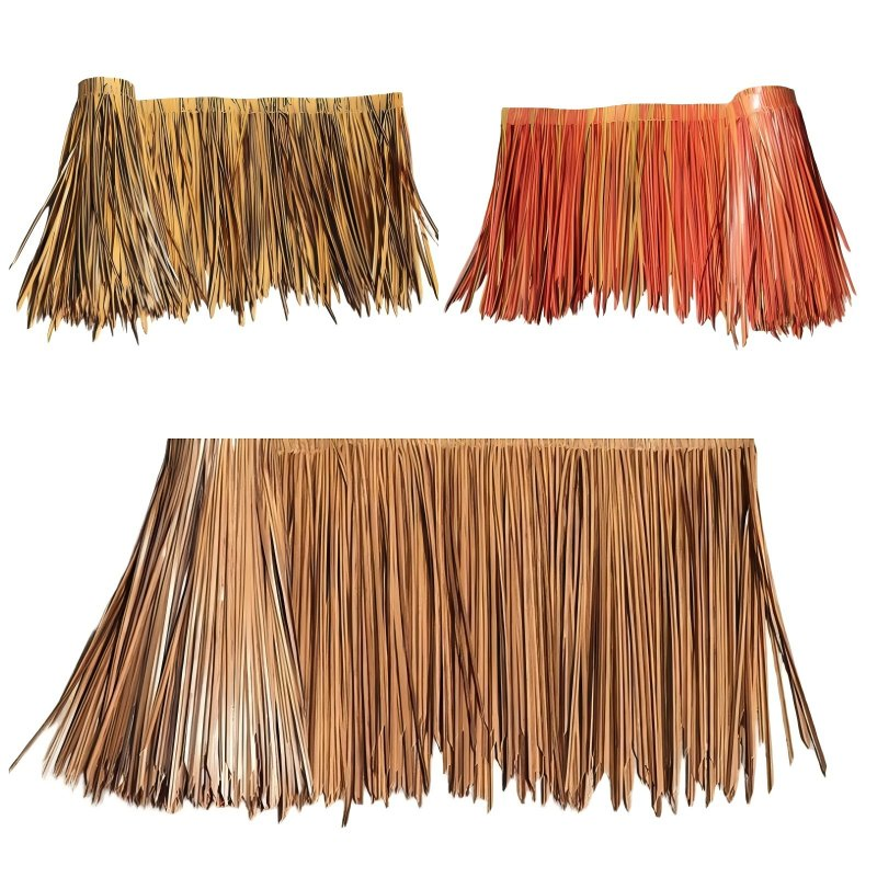 Factory Wholesale Eco-Friendly Thatch Roof Synthetic Plastic Thatch Roof Artificial Roof Thatch