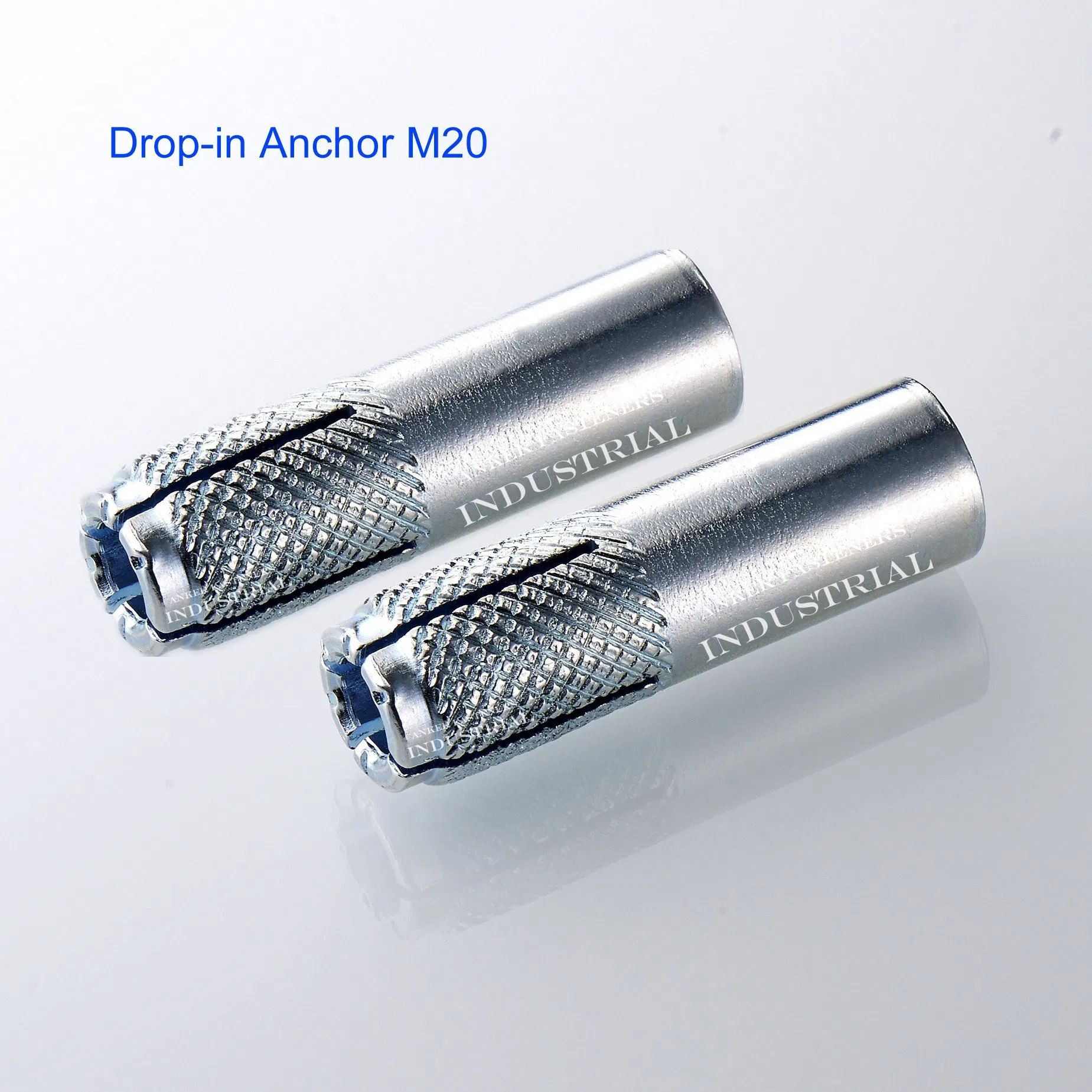 M20 Drop-in Anchor Zinc Plated Made in China Fastener Drop in Anchor Bolt for Suspended Lighting