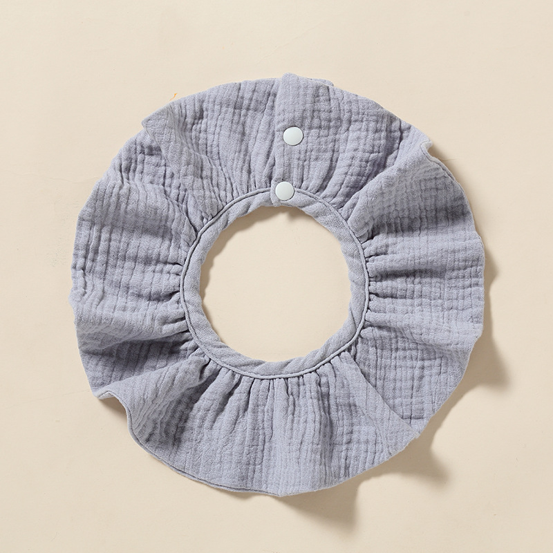 4-Layer Pure Cotton Bib Gauze Burp Cloth - Thin Design, Absorbent, Breathable & Gentle for Newborns
