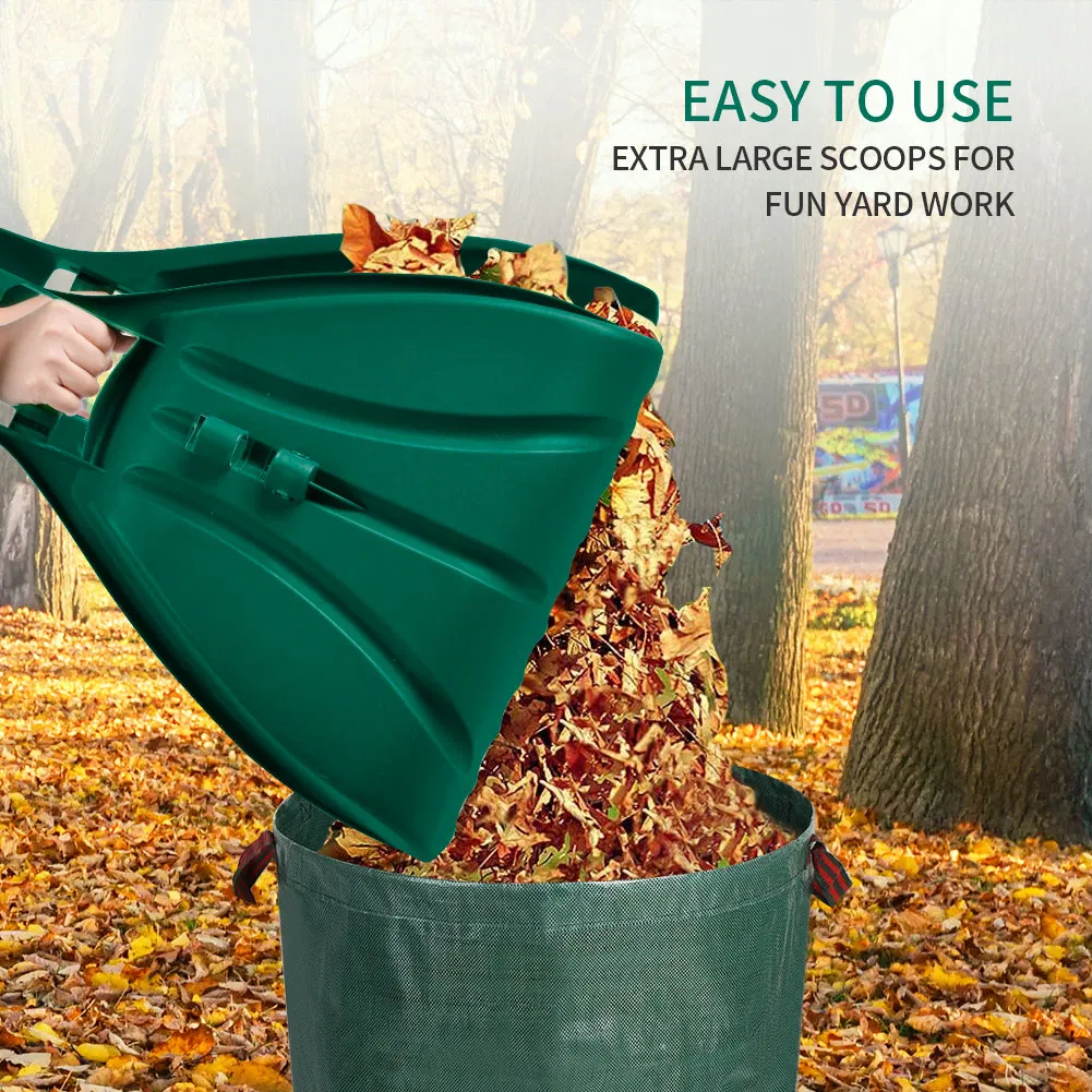 Hot Sale Handheld Durable Plastic PP Garden Leaf Rake/Grabber/Scoop/Claw for Yard Cleanup