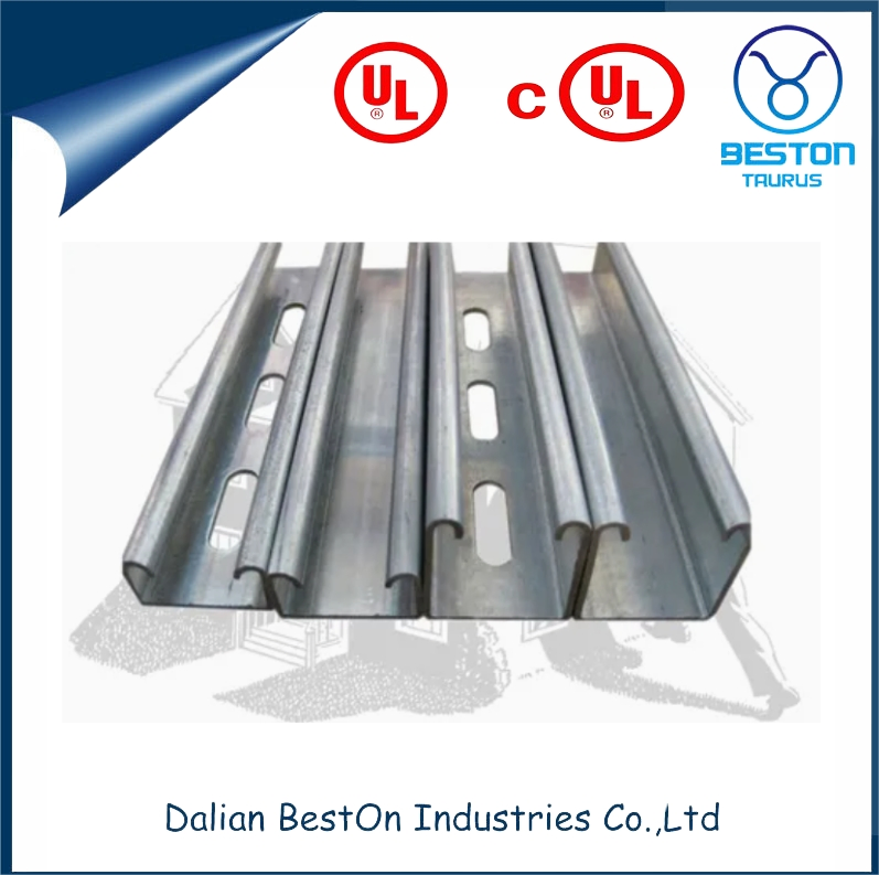 Slotted Metal Channel, C/U Steel Profile for Shelving and Installation