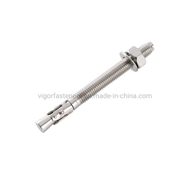 Good Quality and Bottom Price 304 Stainless Steel Wedge Anchor Bolt for Building Construction