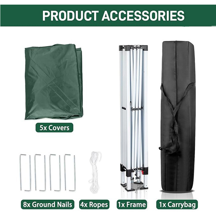 Навес для гриля алюминиевый складной водонепроницаемый