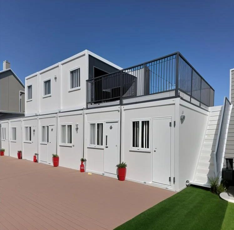 Fast Build Transportable Prefab House Tiny Container Prefab Home Office Modular Detachable Mobile Container House 20FT 40FT Customized Design Modern Hotel