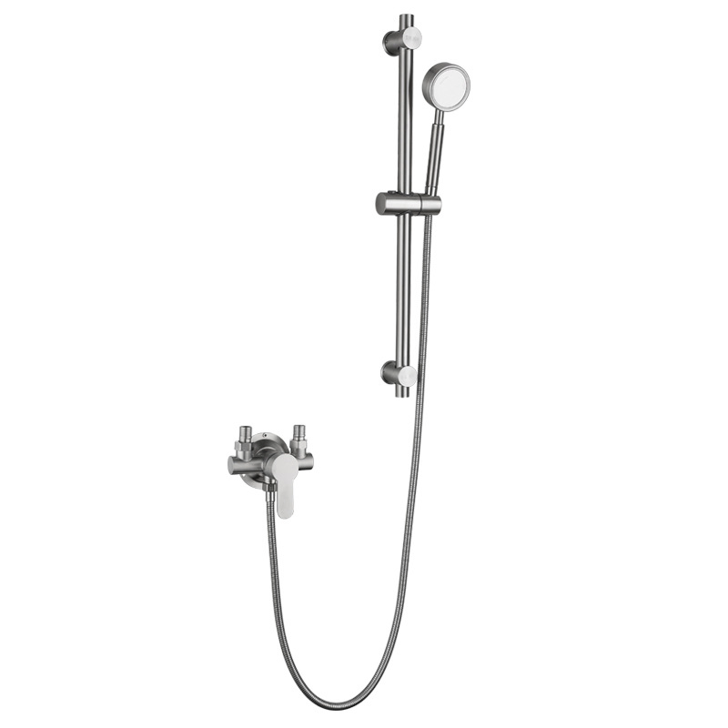 Surface Wall Mounted Shower Bathtub Mixer Faucet Tap Valve