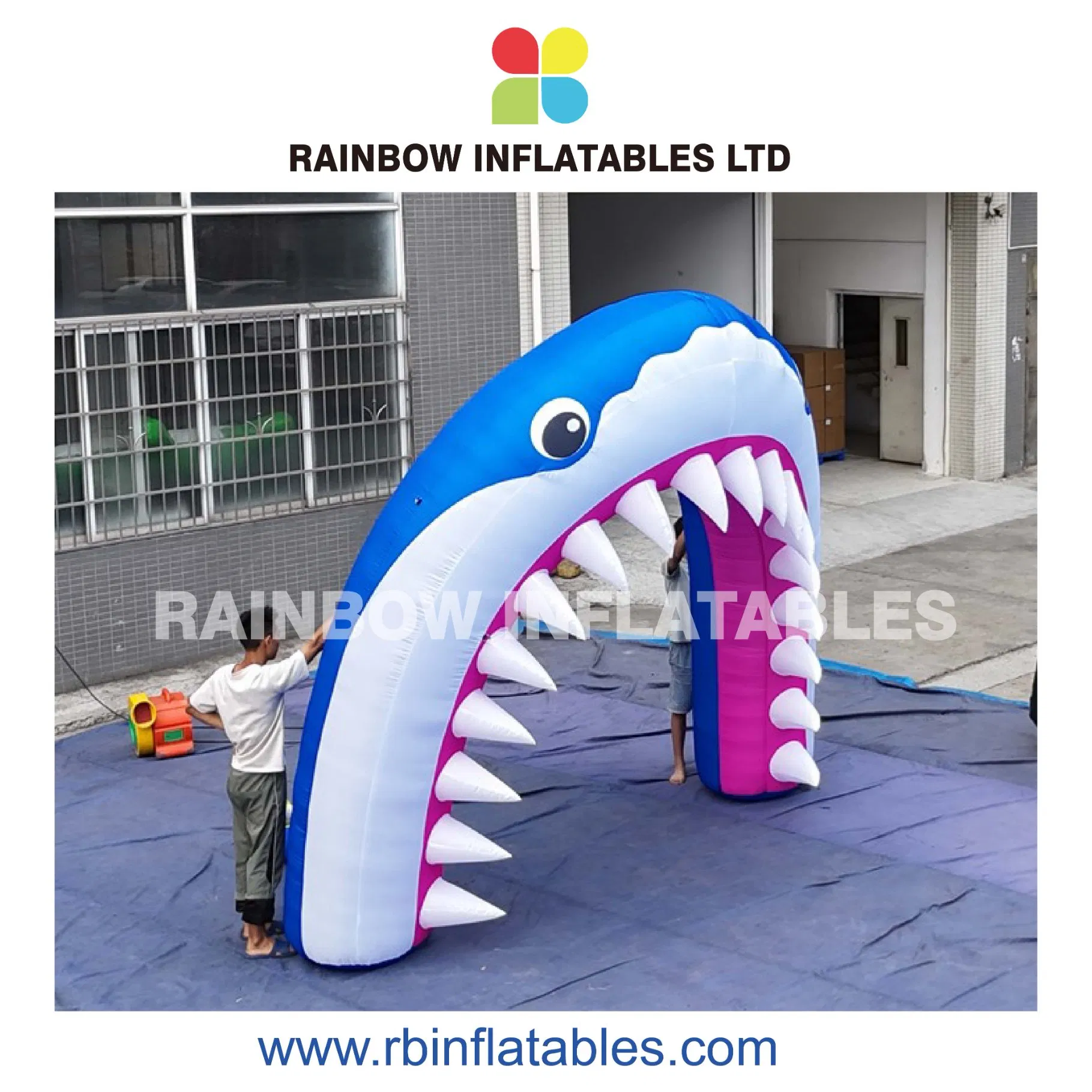 Inflatable Shark Arch with Eye-Catching Design for Event Attractions