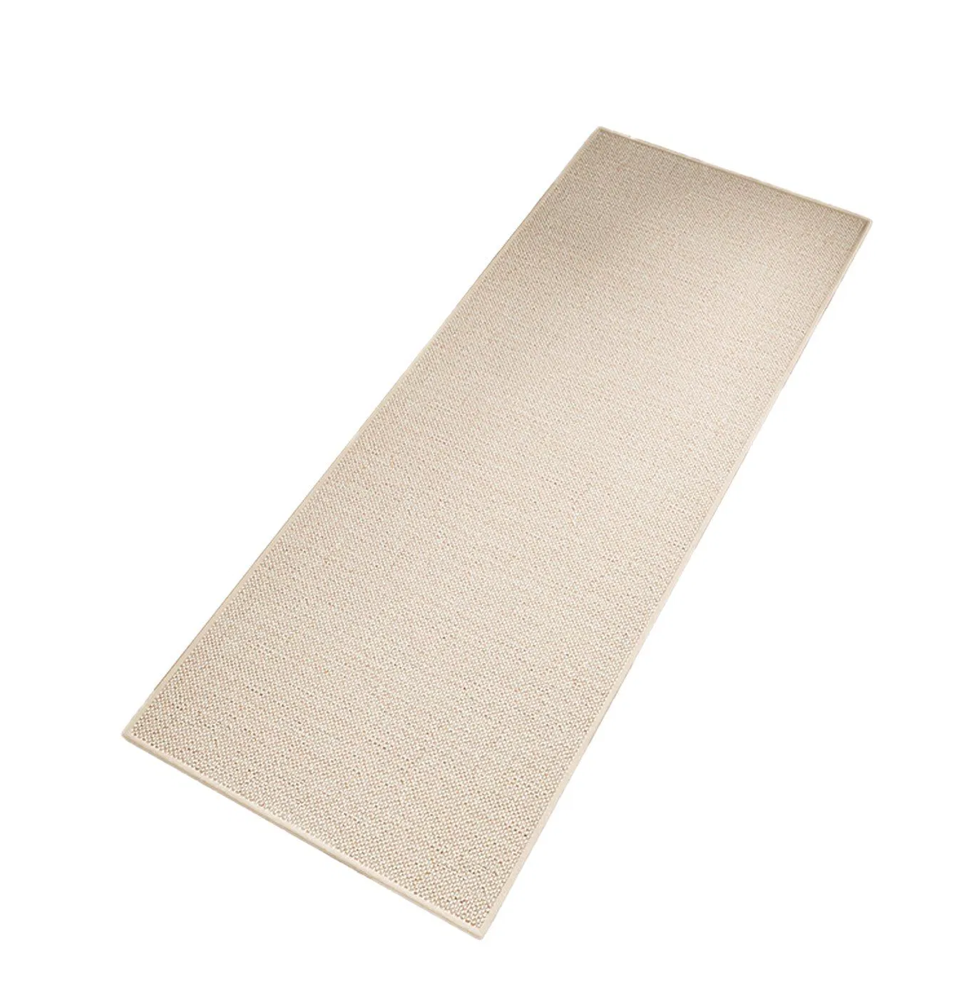 Premium Easy-Clean Anti-Slip Faux Linen Kitchen Floor Mat