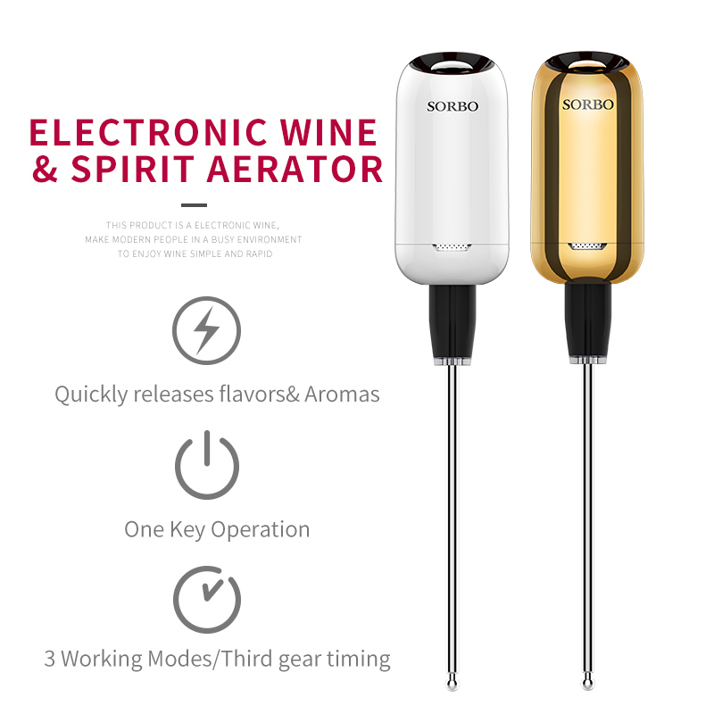 Electronic Wine Decanter Portbale Plastic Electric Wine Aerator Decanter