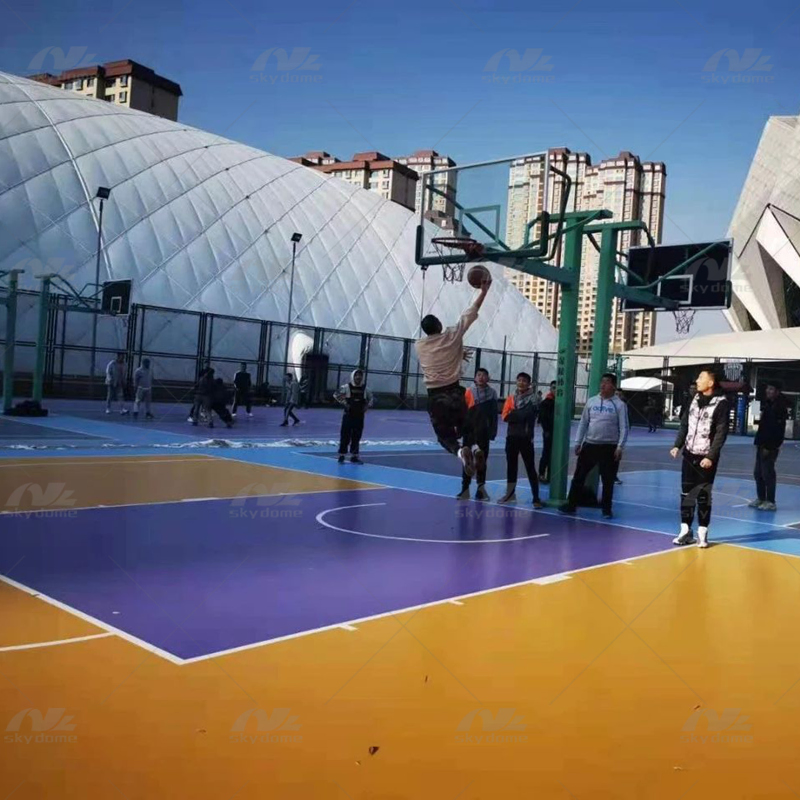 Inflatable Air PVDF Membrane Structure for Sports Center