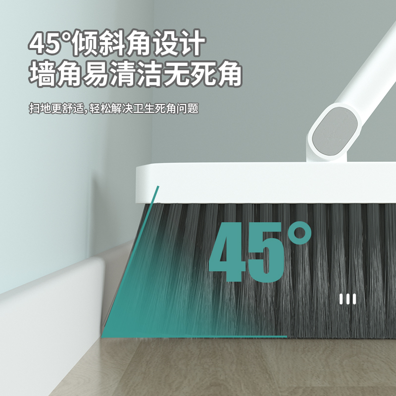Hot Selling Cleaning Supplies Foldable Broom and Dustpan Set Plastic Brooms & Dustpans