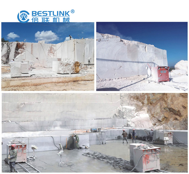 Granite and Marble Block Quarrying and Squaring Diamond Saw Wire Rope with Rubber or Plastic Coating