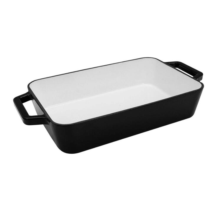 Cast Iron Cooking, Oven to Table Dish, Roasting Tray, Lasagna Pan