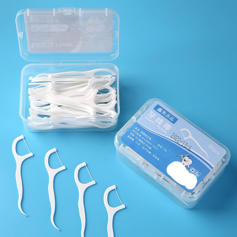 New Arrival 50% Biodegradable Dental Floss Sticks Eco-Freindly Floss