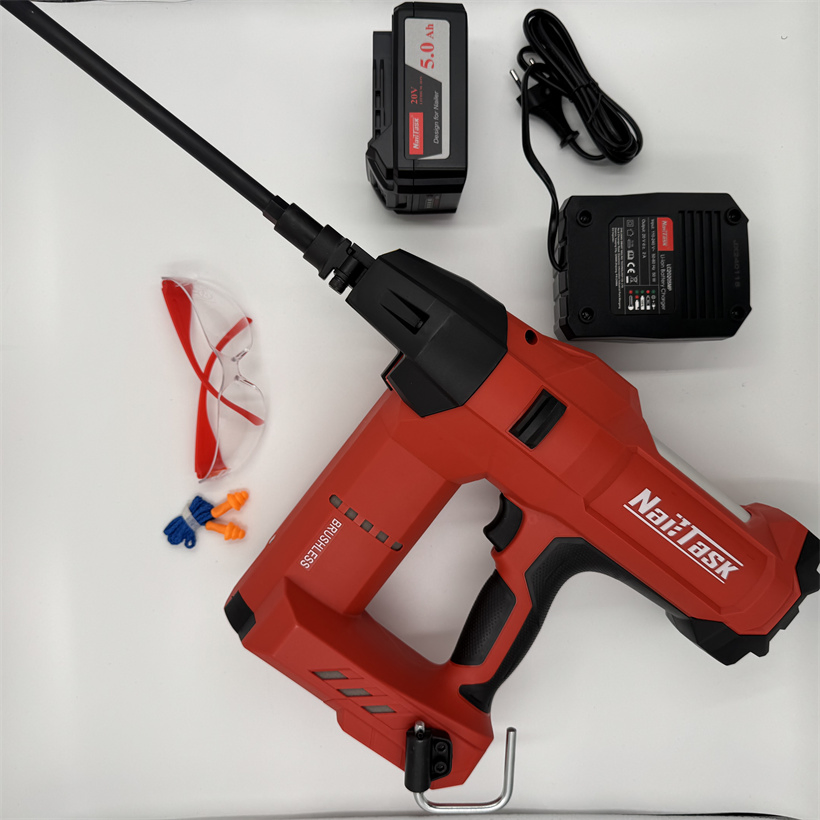 Heavy Duty Upholstery Framing Brad Nail Gun Tacker Cordless Battery Nailer