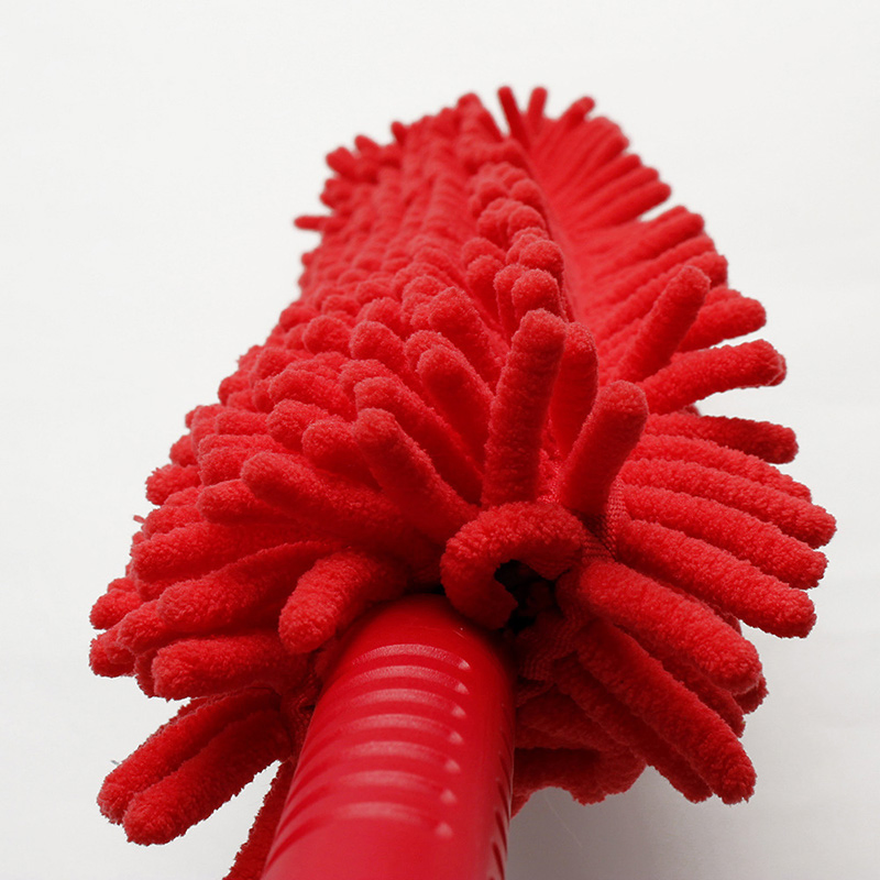 Esun Custom Chenille Double-Use Microfiber and Plastic Interior Car Cleaning Hand Design Wet and Dry Duster