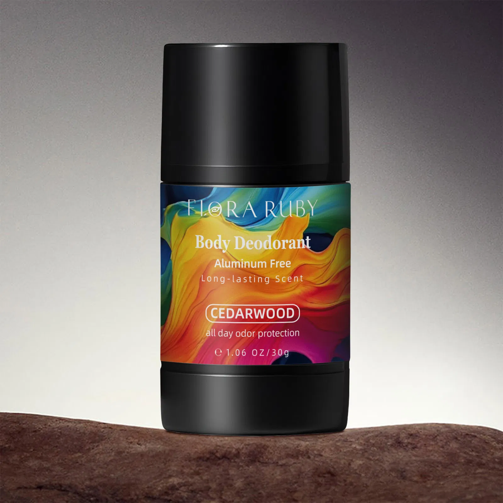 Hypoallergenic Portable Deodorant with Gentle Organic Pearl Beads