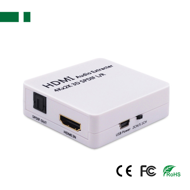 Конвертер Mini HDMI в HDMI+Audio, Plug and Play