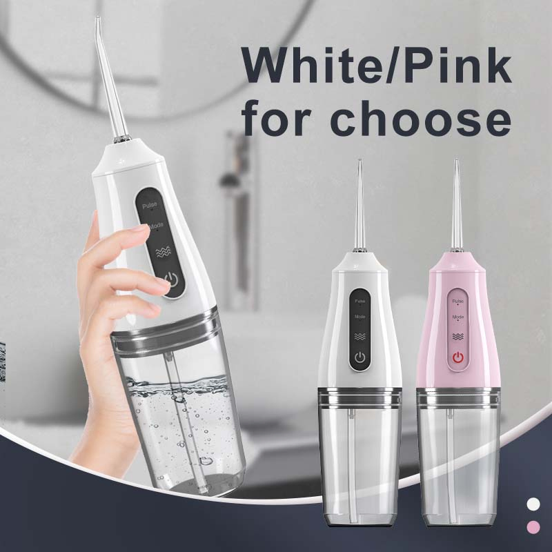 4 in 1 Water Flosser for Teeth Cordless Water Flossers Oral Irrigator with DIY Mode 3 Jet Tips Tooth Flosser Portable and Rec