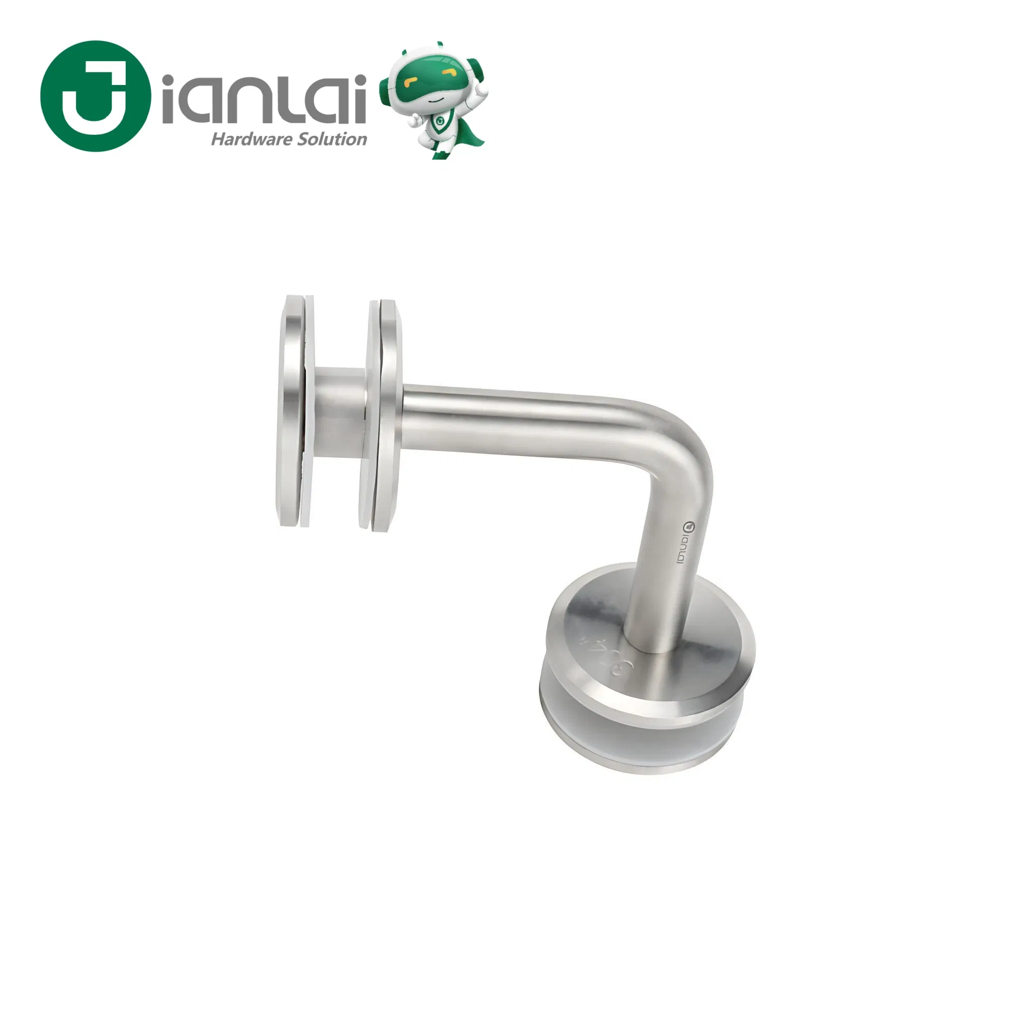 Glass Railing Holder Stainless Steel Balustrade Glass Mounted Handrail Bracket